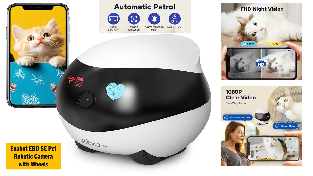Enabot EBO SE Pet Robotic Camera in dubau