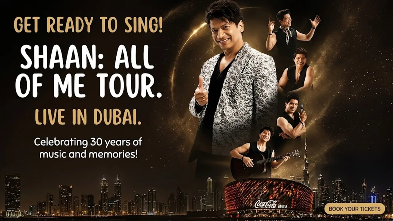 Shaan's "All of Me Tour" in Dubai 2026